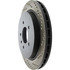128.62071L by CENTRIC - Sport Cross Drilled Brake Rotor, Left