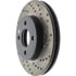 Centric 128.62072CL Disc Brake Rotor Sportstop Cryo Sport Drilled Rotor, Left