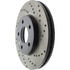 Centric 128.62095CL Disc Brake Rotor Sportstop Cryo Sport Drilled Rotor, Left