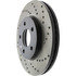 Centric 128.62095L Disc Brake Rotor Cross Drilled Rotor