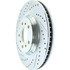 128.62099R by CENTRIC - Cross Drilled Rotor