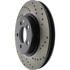 Centric 128.63059CL Disc Brake Rotor Sportstop Cryo Sport Drilled Rotor, Left