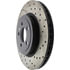 Centric 128.63061CL Disc Brake Rotor Sportstop Cryo Sport Drilled Rotor, Left