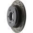 Centric 128.65052CL Disc Brake Rotor Sportstop Cryo Sport Drilled Rotor, Left