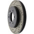 Centric 128.65100CR Disc Brake Rotor Sportstop Cryo Sport Drilled Rotor, Right