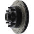 Centric 128.66027R Disc Brake Rotor and Hub Assembly Cross Drilled Rotor