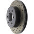 128.67038R by CENTRIC - Cross Drilled Rotor