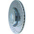 227.33098L by CENTRIC - Select Sport Drilled & Slotted Rotor, Left