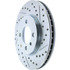 227.34018L by CENTRIC - Select Sport Drilled & Slotted Rotor, Left