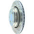 227.34054L by CENTRIC - Select Sport Drilled & Slotted Rotor, Left