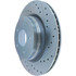 227.34080L by CENTRIC - Select Sport Drilled & Slotted Rotor, Left