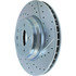 227.34093L by CENTRIC - Select Sport Drilled & Slotted Rotor, Left