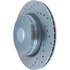 227.34080R by CENTRIC - Select Sport Drilled & Slotted Rotor, Right