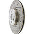 227.34114 by CENTRIC - C-Tek Standard Drilled and Slotted Brake Rotor