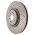 227.35136 by CENTRIC - C-Tek Standard Drilled and Slotted Brake Rotor