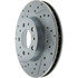 227.39019R by CENTRIC - Select Sport Drilled & Slotted Rotor, Right