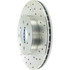 227.40021L by CENTRIC - Select Sport Drilled & Slotted Rotor, Left