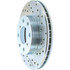 227.40023L by CENTRIC - Select Sport Drilled & Slotted Rotor, Left