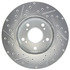 227.40036L by CENTRIC - Select Sport Drilled & Slotted Rotor, Left