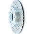 227.40039L by CENTRIC - Select Sport Drilled & Slotted Rotor, Left