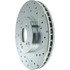 227.40046L by CENTRIC - Select Sport Drilled & Slotted Rotor, Left