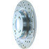 227.40050L by CENTRIC - Select Sport Drilled & Slotted Rotor, Left