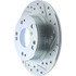 227.40055L by CENTRIC - Select Sport Drilled & Slotted Rotor, Left