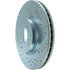 227.40057L by CENTRIC - Select Sport Drilled & Slotted Rotor, Left