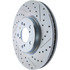 227.40071L by CENTRIC - Select Sport Drilled & Slotted Rotor, Left