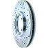 227.42063L by CENTRIC - Select Sport Drilled & Slotted Rotor, Left