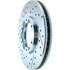 227.42063R by CENTRIC - Select Sport Drilled & Slotted Rotor, Right