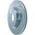 227.42074R by CENTRIC - Select Sport Drilled & Slotted Rotor, Right