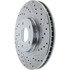 227.42075L by CENTRIC - Select Sport Drilled & Slotted Rotor, Left