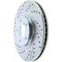 227.42075R by CENTRIC - Select Sport Drilled & Slotted Rotor, Right