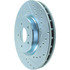 227.42076L by CENTRIC - Select Sport Drilled & Slotted Rotor, Left