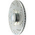 227.42080L by CENTRIC - Select Sport Drilled & Slotted Rotor, Left