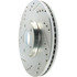 227.42080R by CENTRIC - Select Sport Drilled & Slotted Rotor, Right