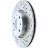 227.42083L by CENTRIC - Select Sport Drilled & Slotted Rotor, Left