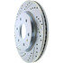 227.42090R by CENTRIC - Select Sport Drilled & Slotted Rotor, Right