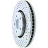 227.42092R by CENTRIC - Select Sport Drilled & Slotted Rotor, Right