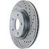 227.42096L by CENTRIC - Select Sport Drilled & Slotted Rotor, Left