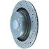 227.42101L by CENTRIC - Select Sport Drilled & Slotted Rotor, Left