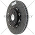 126.62166 by CENTRIC - Centric Premium OE Style Slotted Brake Rotor