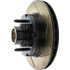 Centric 126.65031SL Disc Brake Rotor and Hub Assembly StopTech Sport Slotted