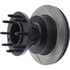 Centric 126.65042CSL Disc Brake Rotor and Hub Assembly Cryo Sport Slotted Rotor, Left