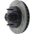 Centric 126.67028CSR Disc Brake Rotor and Hub Assembly Cryo Sport Slotted Rotor, Right