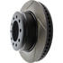 Centric 126.67070CSR Disc Brake Rotor Cryo Sport Slotted Rotor, Right
