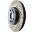 127.20016R by CENTRIC - Slotted Drilled Rotor