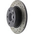 Centric 127.22004R Disc Brake Rotor Slotted Drilled Rotor