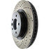 127.22009R by CENTRIC - Slotted Drilled Rotor